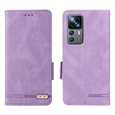 Handytasche Stand Schutzhülle Flip Leder Hülle L07Z für Xiaomi Mi 12T Pro 5G Violett
