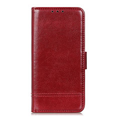 Handytasche Stand Schutzhülle Flip Leder Hülle L08 für Xiaomi Mi 10 Lite Rot
