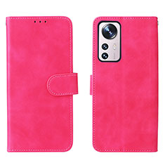 Handytasche Stand Schutzhülle Flip Leder Hülle L08 für Xiaomi Mi 12 5G Pink