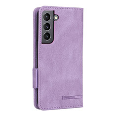 Handytasche Stand Schutzhülle Flip Leder Hülle L09Z für Samsung Galaxy S21 Plus 5G Violett