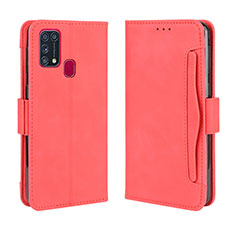 Handytasche Stand Schutzhülle Flip Leder Hülle L10 für Samsung Galaxy M21s Rot