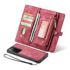 Handytasche Stand Schutzhülle Flip Leder Hülle L10 für Samsung Galaxy Note 20 Ultra 5G Rot