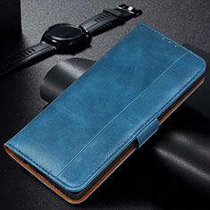 Handytasche Stand Schutzhülle Flip Leder Hülle L11 für Huawei Honor 9C Blau
