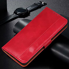 Handytasche Stand Schutzhülle Flip Leder Hülle L11 für Huawei Honor 9C Rot