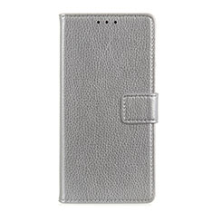 Handytasche Stand Schutzhülle Flip Leder Hülle L11 für Samsung Galaxy S20 Lite 5G Silber