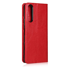 Handytasche Stand Schutzhülle Flip Leder Hülle L11 für Sony Xperia 5 II Rot