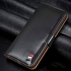 Handytasche Stand Schutzhülle Flip Leder Hülle L12 für Samsung Galaxy M21s Schwarz