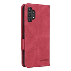 Handytasche Stand Schutzhülle Flip Leder Hülle L13Z für Samsung Galaxy M32 5G Rot