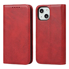 Handytasche Stand Schutzhülle Flip Leder Hülle L14 für Apple iPhone 13 Mini Rot