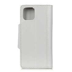 Handytasche Stand Schutzhülle Flip Leder Hülle L14 für Huawei Honor 30S Weiß