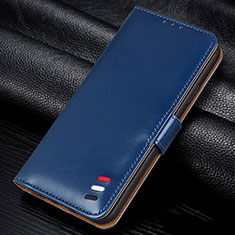 Handytasche Stand Schutzhülle Flip Leder Hülle L14 für Huawei Honor 9C Blau