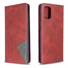 Handytasche Stand Schutzhülle Flip Leder Hülle L18 für Samsung Galaxy A71 5G Rot
