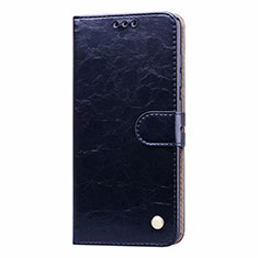 Handytasche Stand Schutzhülle Flip Leder Hülle L23 für Samsung Galaxy A71 5G Blau