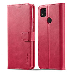 Handytasche Stand Schutzhülle Flip Leder Hülle LC1 für Xiaomi Redmi 10A 4G Pink