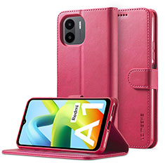 Handytasche Stand Schutzhülle Flip Leder Hülle LC2 für Xiaomi Poco C50 Pink