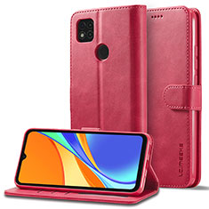 Handytasche Stand Schutzhülle Flip Leder Hülle LC2 für Xiaomi Redmi 10A 4G Pink