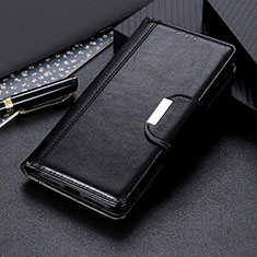 Handytasche Stand Schutzhülle Flip Leder Hülle M01L für Samsung Galaxy M32 5G Schwarz