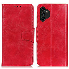 Handytasche Stand Schutzhülle Flip Leder Hülle M02L für Samsung Galaxy A04s Rot