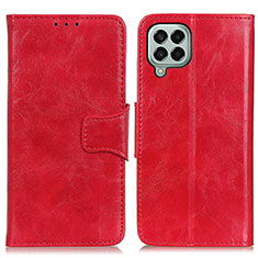 Handytasche Stand Schutzhülle Flip Leder Hülle M02L für Samsung Galaxy M33 5G Rot