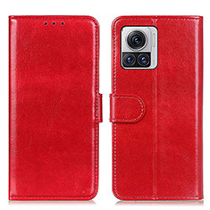 Handytasche Stand Schutzhülle Flip Leder Hülle M03L für Motorola Moto Edge X30 Pro 5G Rot