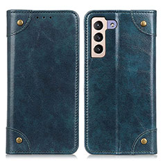 Handytasche Stand Schutzhülle Flip Leder Hülle M04L für Samsung Galaxy S21 Plus 5G Blau
