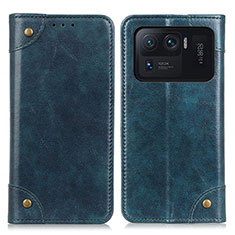 Handytasche Stand Schutzhülle Flip Leder Hülle M04L für Xiaomi Mi 11 Ultra 5G Blau