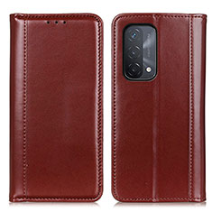 Handytasche Stand Schutzhülle Flip Leder Hülle M05L für Oppo A93 5G Braun