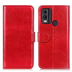 Handytasche Stand Schutzhülle Flip Leder Hülle M07L für Nokia C22 Rot