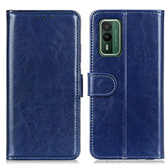 Handytasche Stand Schutzhülle Flip Leder Hülle M07L für Nokia XR21 Blau