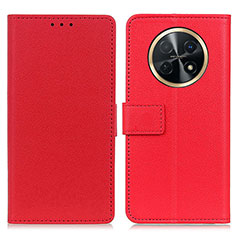 Handytasche Stand Schutzhülle Flip Leder Hülle M08L für Huawei Nova Y91 Rot