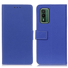 Handytasche Stand Schutzhülle Flip Leder Hülle M08L für Nokia XR21 Blau
