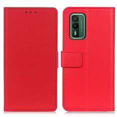 Handytasche Stand Schutzhülle Flip Leder Hülle M08L für Nokia XR21 Rot