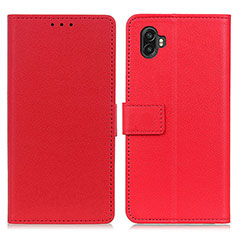 Handytasche Stand Schutzhülle Flip Leder Hülle M08L für Samsung Galaxy Xcover Pro 2 5G Rot