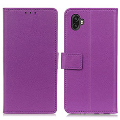 Handytasche Stand Schutzhülle Flip Leder Hülle M08L für Samsung Galaxy Xcover Pro 2 5G Violett
