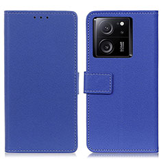 Handytasche Stand Schutzhülle Flip Leder Hülle M08L für Xiaomi Mi 13T 5G Blau