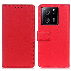 Handytasche Stand Schutzhülle Flip Leder Hülle M08L für Xiaomi Mi 13T 5G Rot