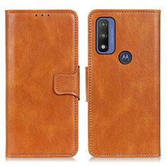 Handytasche Stand Schutzhülle Flip Leder Hülle M09L für Motorola Moto G Pure Braun