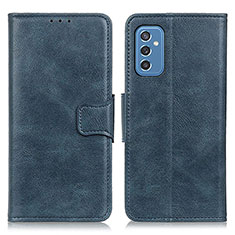 Handytasche Stand Schutzhülle Flip Leder Hülle M09L für Samsung Galaxy M52 5G Blau