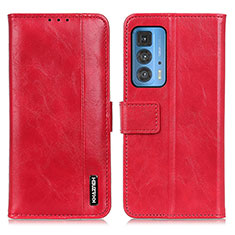 Handytasche Stand Schutzhülle Flip Leder Hülle M11L für Motorola Moto Edge 20 Pro 5G Rot