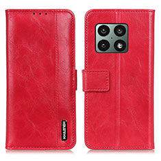 Handytasche Stand Schutzhülle Flip Leder Hülle M11L für OnePlus 10 Pro 5G Rot