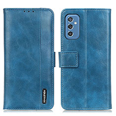 Handytasche Stand Schutzhülle Flip Leder Hülle M11L für Samsung Galaxy M52 5G Blau