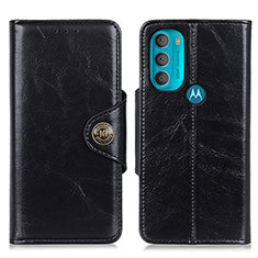 Handytasche Stand Schutzhülle Flip Leder Hülle M12L für Motorola Moto G71 5G Schwarz