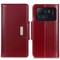 Handytasche Stand Schutzhülle Flip Leder Hülle M13L für Xiaomi Mi 11 Ultra 5G Rot