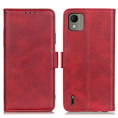 Handytasche Stand Schutzhülle Flip Leder Hülle M15L für Nokia C110 Rot