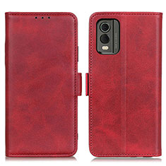 Handytasche Stand Schutzhülle Flip Leder Hülle M15L für Nokia C210 Rot