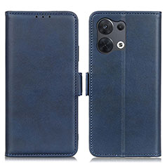 Handytasche Stand Schutzhülle Flip Leder Hülle M15L für Xiaomi Redmi Note 13 5G Blau