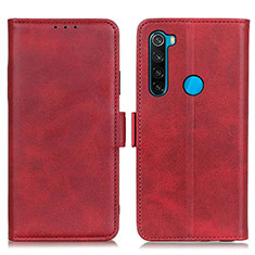 Handytasche Stand Schutzhülle Flip Leder Hülle M15L für Xiaomi Redmi Note 8 (2021) Rot