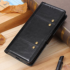 Handytasche Stand Schutzhülle Flip Leder Hülle M19L für Samsung Galaxy S21 Ultra 5G Schwarz