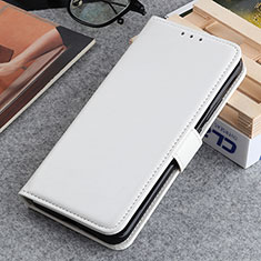 Handytasche Stand Schutzhülle Flip Leder Hülle M20L für Samsung Galaxy S21 Ultra 5G Weiß