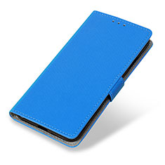Handytasche Stand Schutzhülle Flip Leder Hülle M21L für Samsung Galaxy S22 5G Blau